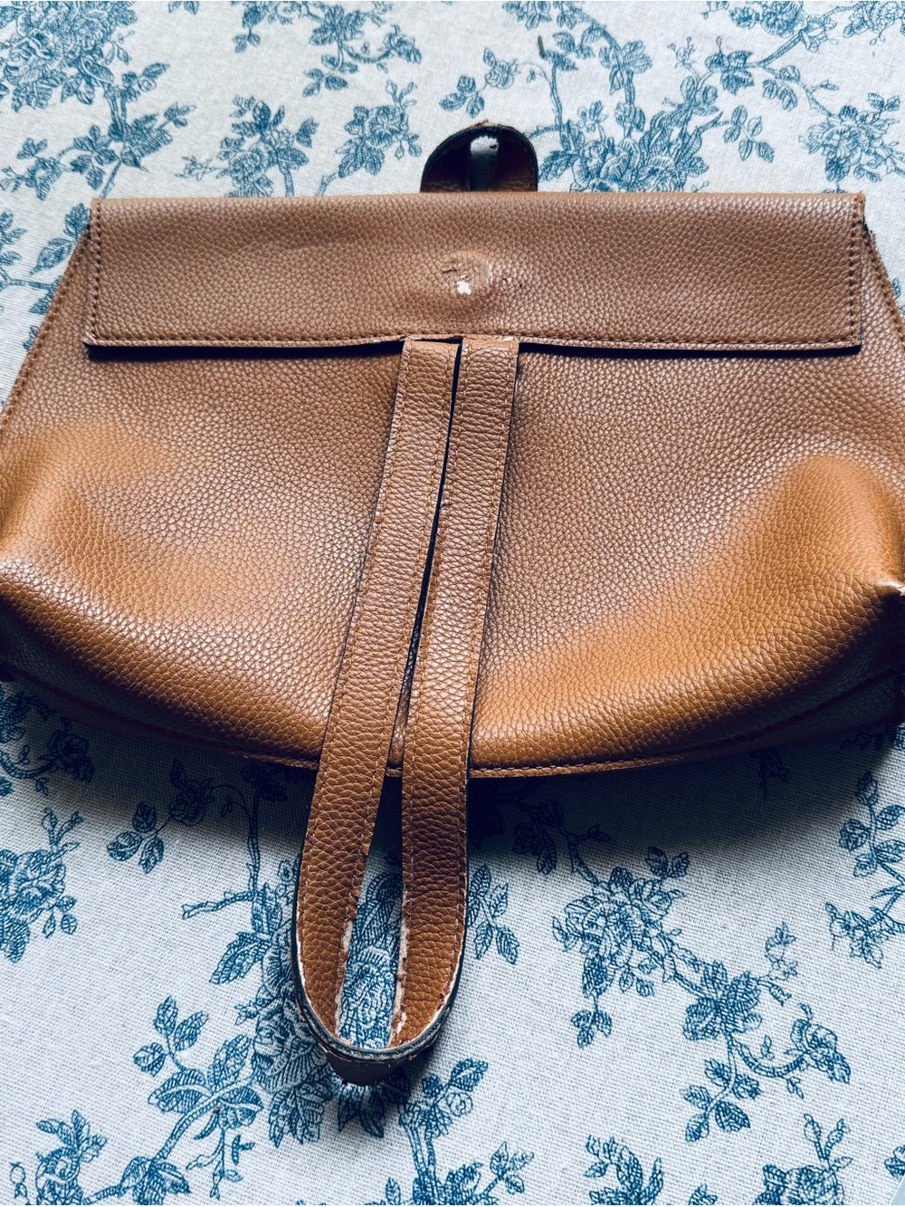 Free People Brown Pebbled Leather Clutch - Picture 11 of 14